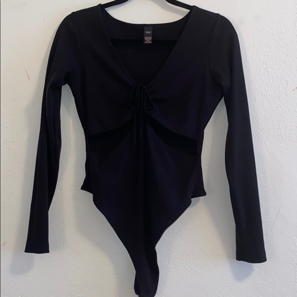 COPY - Victoria Secret long sleeve black body suit